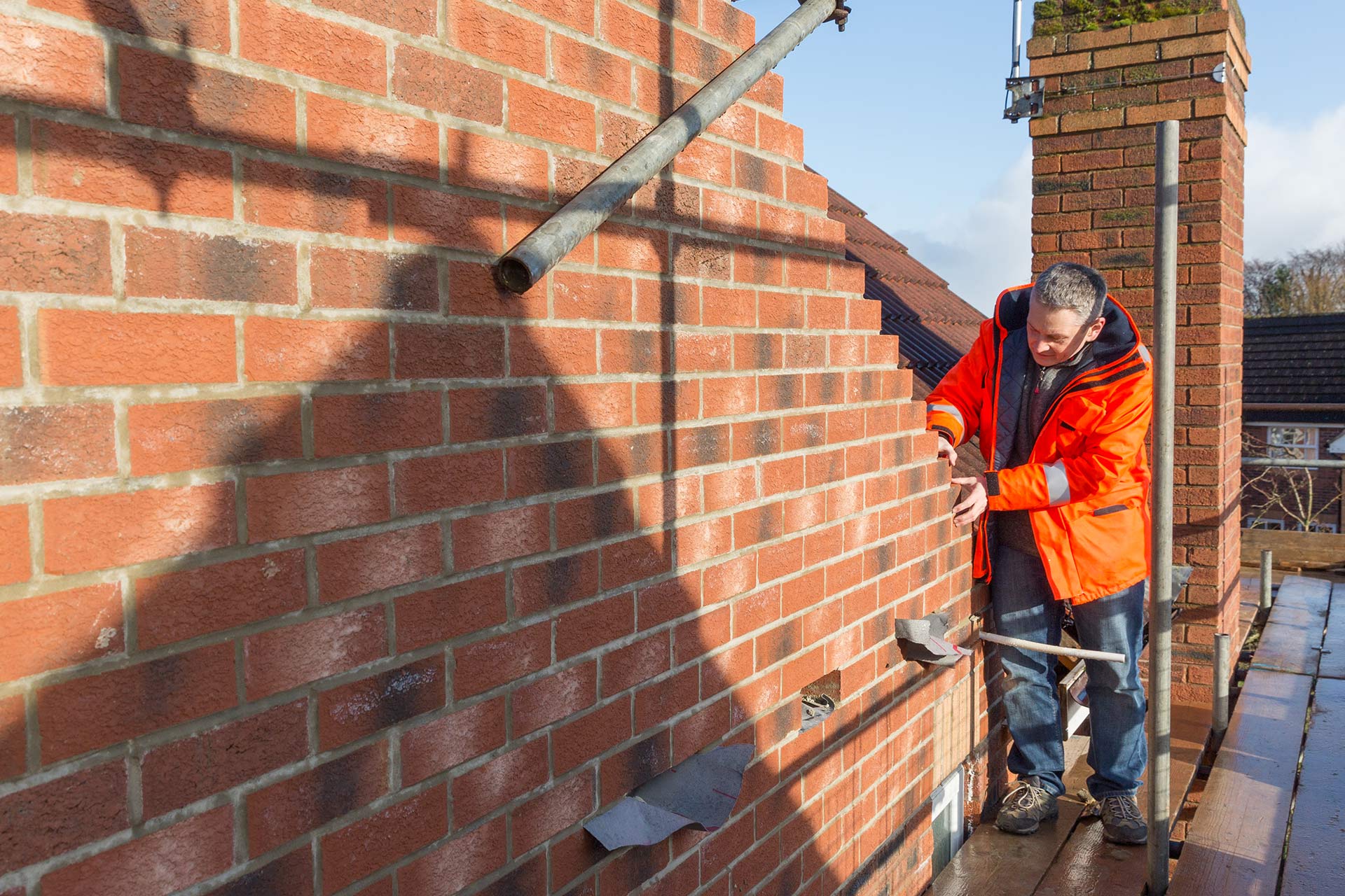 Gable End Brickwork Repair in Local